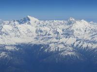 Himalaya from Flugzeug nach Bhutan
