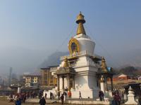 am Gedächtnis-Chörten Thimphu