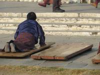 am Gedächtnis-Chörten Thimphu