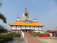 in Lumbini, deutscher Tempel