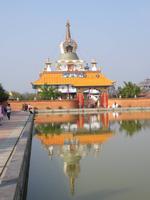 in Lumbini, deutscher Tempel