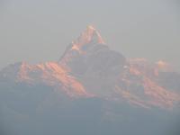 Fishtail bei Sonnenaufgang