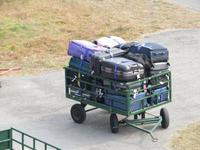 Eberhardt-Fluggepäck in Pokhara