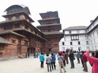 im alten Königspalast in Kathmandu