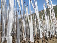 Gebetsfahnen für Verstorbene