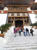 Aufgang zum Punakha Dzong