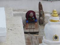 Niederwerfung in Bodnath