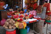 Opfergaben am Mankamana-Tempel