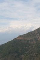 Leichter Blick auf den Manaslu mit 8.163 Metern