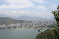 Aussichten auf Pokhara während der Wanderung