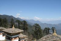 Rückfahrt über den Dochula Pass