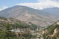Blick auf Thimphu