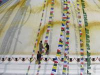 Färbung der Stupa