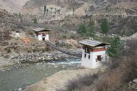 Hängebrücke am Tachogang Kloster