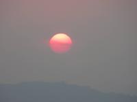 Sonnenaufgang über Pokhara