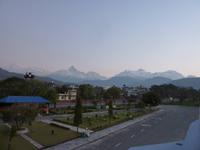 Sonnenaufgang mit Blick auf die Berge