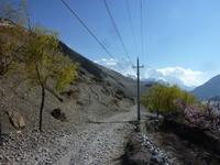 erste Wanderung von Jomson (2740) nach  Kagbeni (2810)