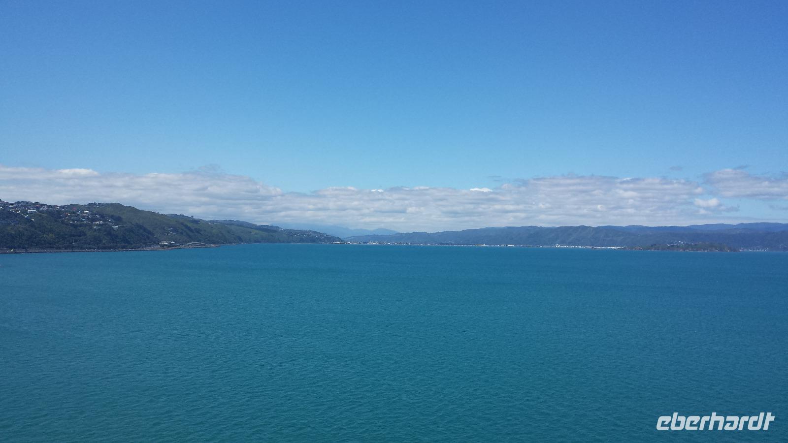 Hafen von Akaora Neuseeland