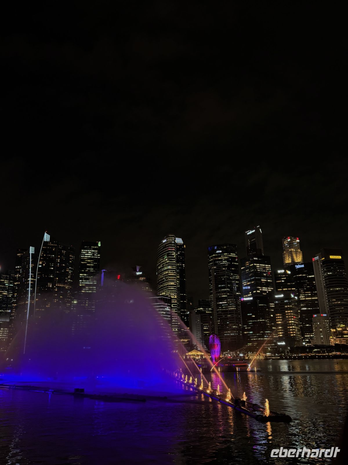 Wasserspiel Singapur