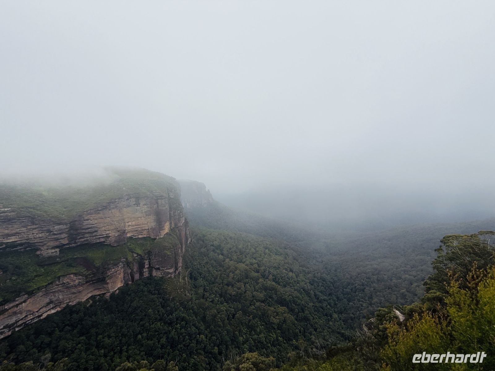 Spaziergang im Blue Mountains Nationalpark