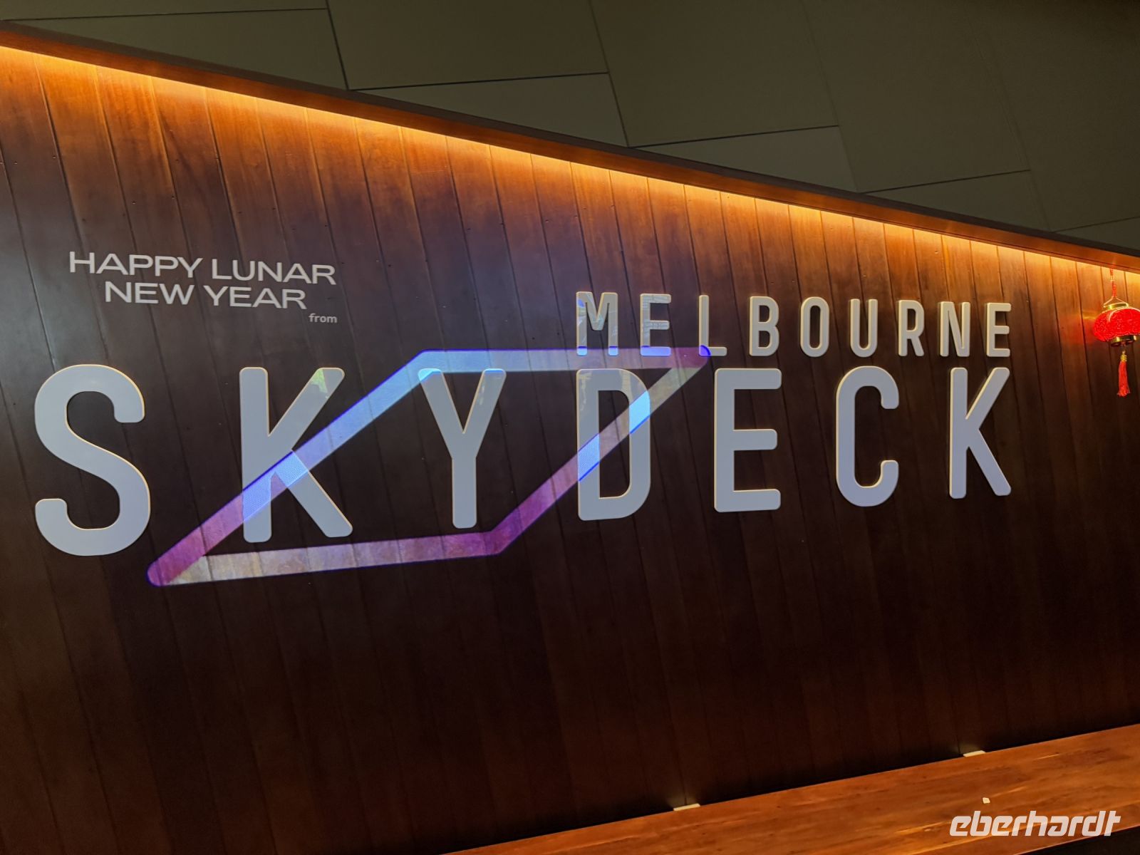 Auffahrt auf das Melbourne Skydeck
