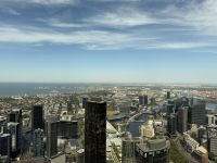 Auffahrt auf das Melbourne Skydeck
