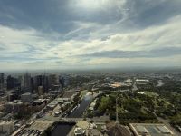 Auffahrt auf das Melbourne Skydeck