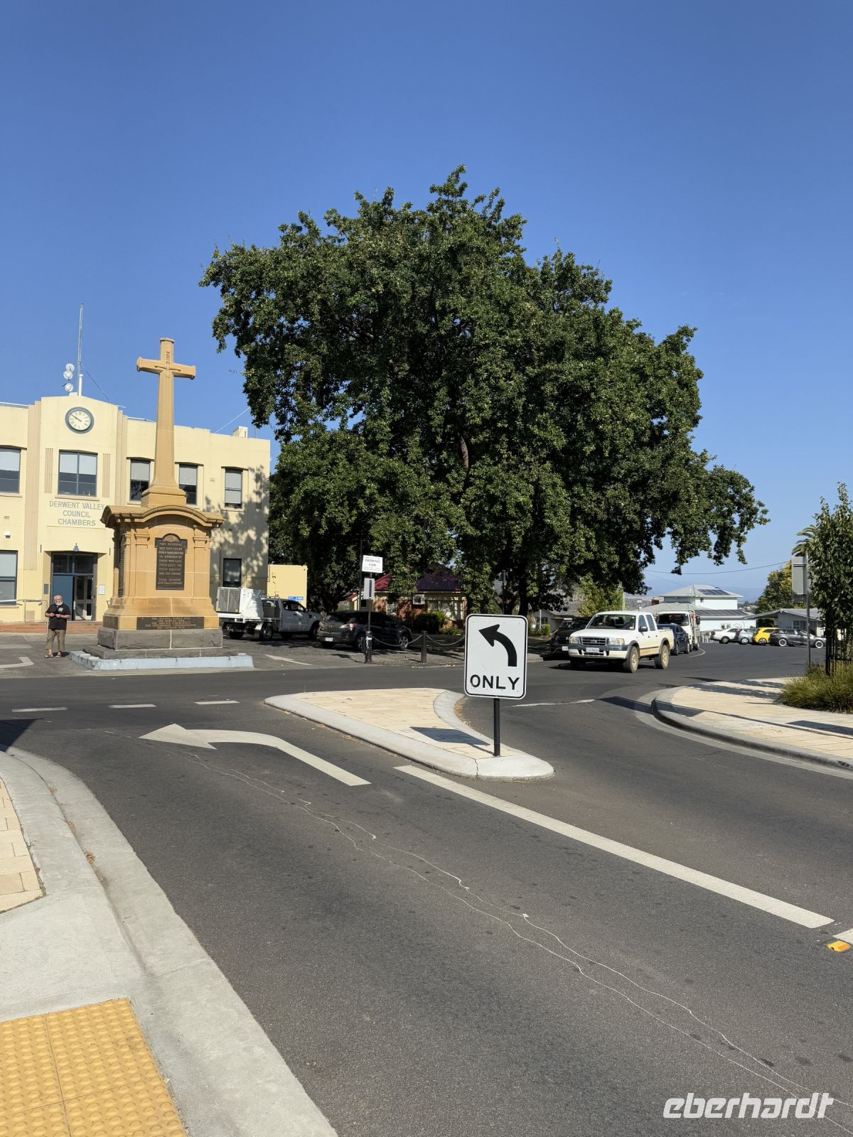 Verpflegungsstopp in New Norfolk