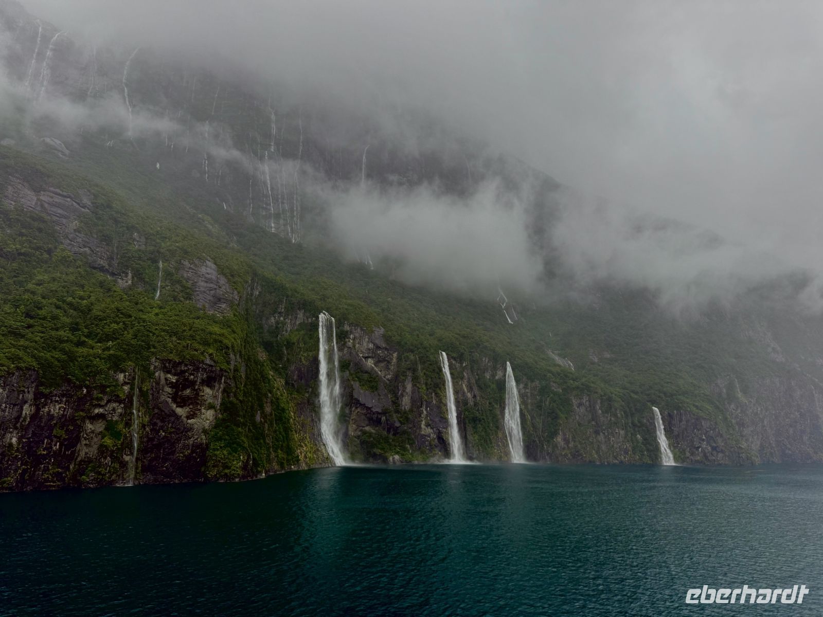 Milford Sound, Fjordland Nationalpark, Neuseeland