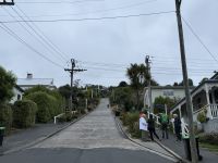 Baldwin Street - steilste Straße der Welt, Dunedin, Neuseeland
