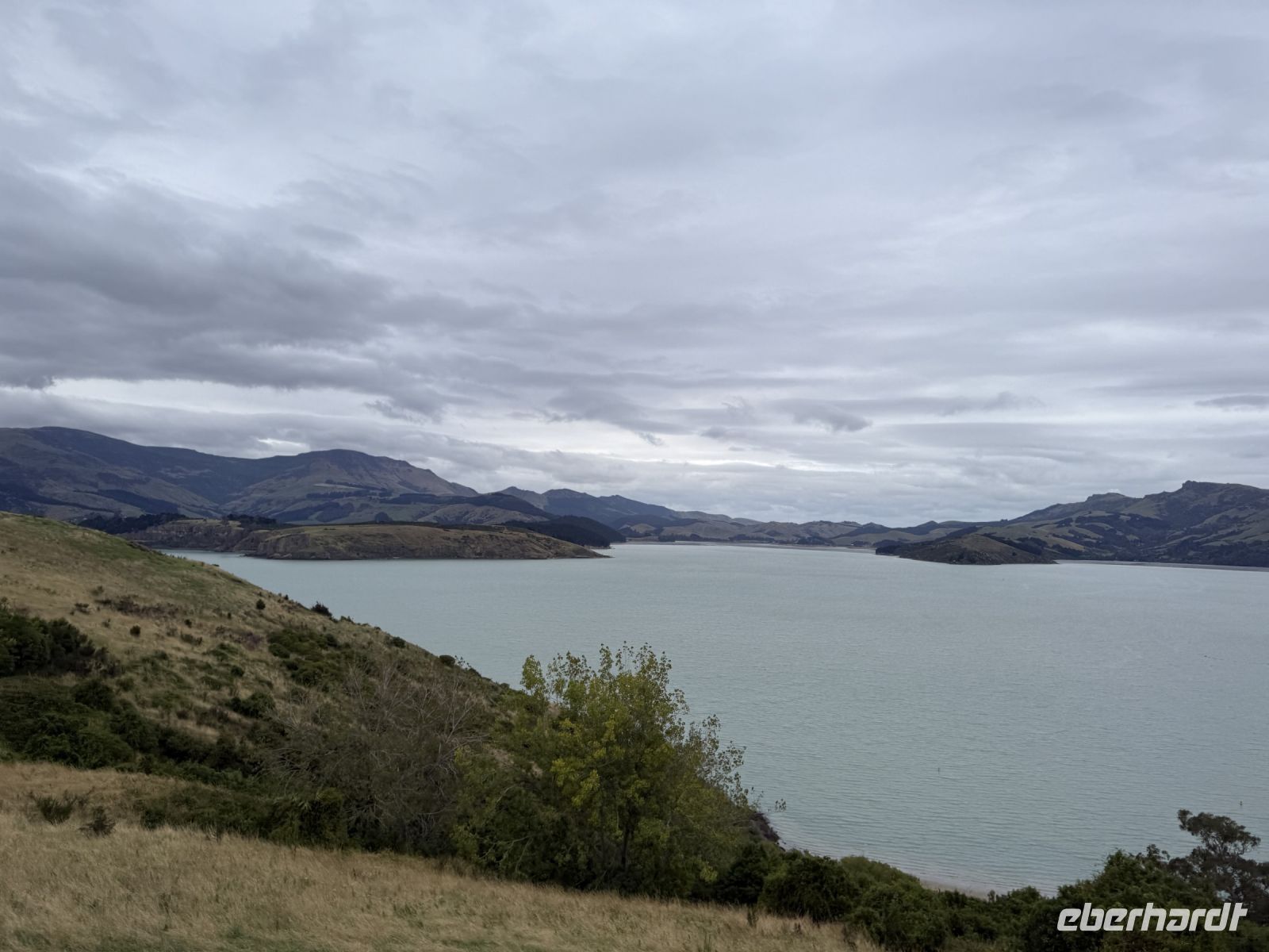 Fahrt auf die Akaroa Halbinsel, Neuseeland