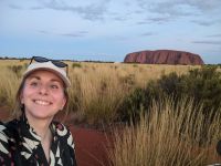 101. Sonnenuntergang am Uluru, Outback, Australien