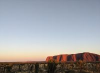 109. Sonnenaufgang am Uluru, Outback, Australien