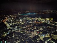 484. Abendessen im Orbit (Drehrestaurant Aussichtsturm), Auckland, Neuseeland