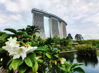 Das Marina Bay Sands Hotel ist das Wahrzeichen von Singapur &ndash; &copy; Simone Willner (Eberhardt TRAVEL)