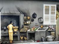 Bemalte Hauswand in Chinatown zeigt wie das Leben um 1930 war &ndash; &copy; Simone Willner (Eberhardt TRAVEL)