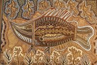 Kunst der Aborigines in Kauranda &ndash; &copy; Simone Willner (Eberhardt TRAVEL)