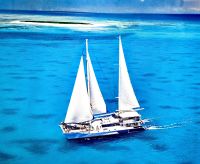 Mit diesem Katamaran fahren wir zum Great Barrier Reef &ndash; &copy; Simone Willner (Eberhardt TRAVEL)