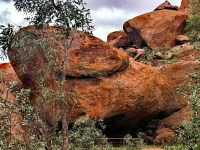 In diesem Stein sehen die Ureinwohner einen Schlangenkopf &ndash; &copy; Simone Willner (Eberhardt TRAVEL)