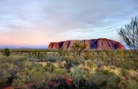 Kata Tjutas links im Hintergrund und rechts Uluru &ndash; &copy; Simone Willner (Eberhardt TRAVEL)