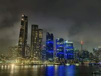 Am Abend verlassen wir Sydney und haben nochmal einen Traumblick auf die Stadt &ndash; &copy; Simone Willner (Eberhardt TRAVEL)