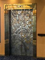 Fahrstuhldesign der MS Noordam &ndash; &copy; Simone Willner (Eberhardt TRAVEL)