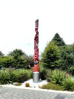Maori Stele an der Universität von Dunedin &ndash; &copy; Simone Willner (Eberhardt TRAVEL)