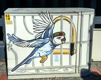 Die Neuseeländer bemalen auch mal ihre Stromkästen &ndash; &copy; Simone Willner (Eberhardt TRAVEL)