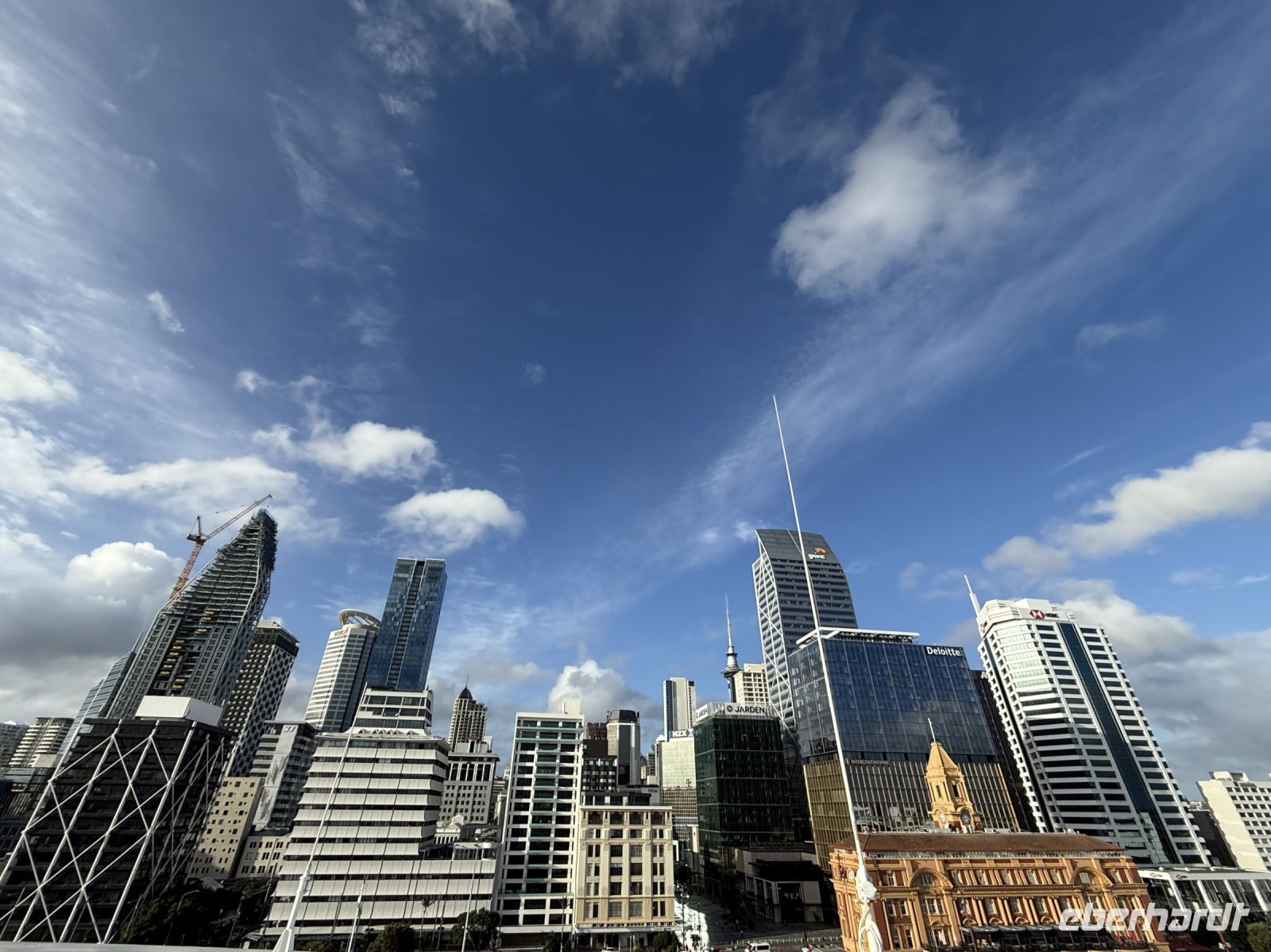 Ankunft in Auckland