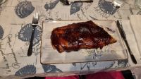 ...oder Spare Ribs auf Salat