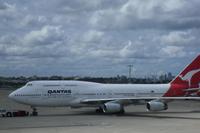 ...unser Flugzeug von Sydney nach Frankfurt (Boing 747)...