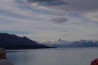 Wir sehen den Mount Cook...