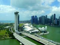 Fahrt mit dem Singapore Flyer