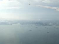 Anflug auf Singapur